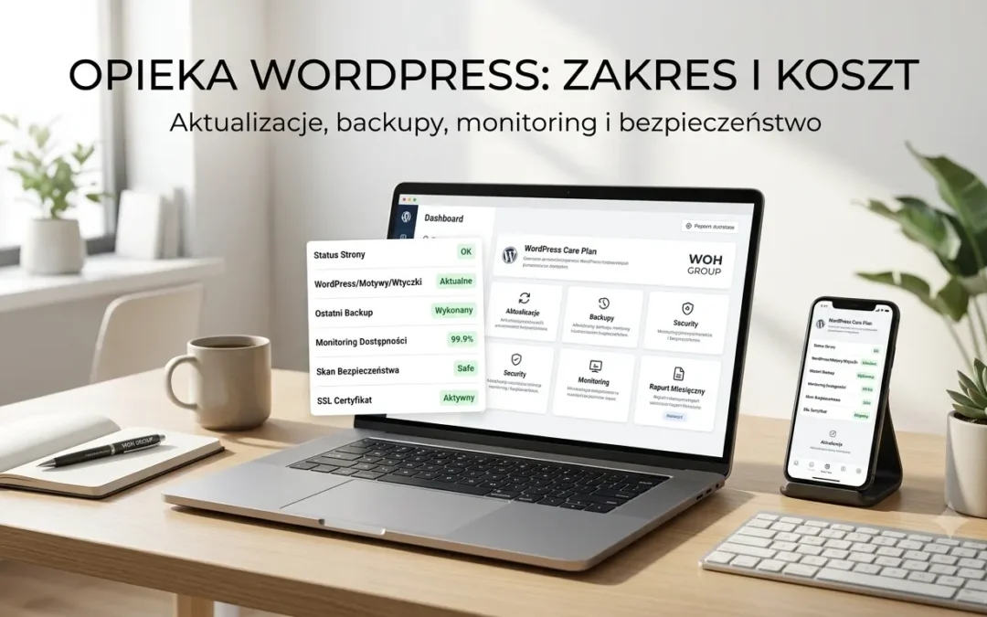 Opieka WordPress: co&nbsp;obejmuje i&nbsp;ile kosztuje?