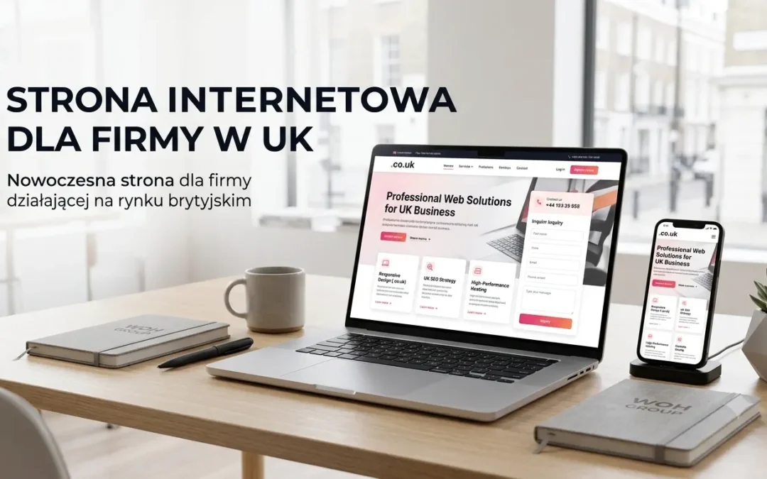 Strona internetowa dla firmy w&nbsp;UK: domena, język i&nbsp;SEO